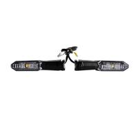 Indicador de señal de Giro Indicadores De Motocicleta Señales para para NINJA250 SL KLR650 ER-6N ZRX1200R Intermitente Freno De Circulación Diurna(Claro)