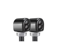 Indicador de señal de Giro Intermitentes para Motocicleta para para CB150 250 300 650 1000R 1100RS 500X 500F 1300 Super Four 1300 Super Bol DOR(Negro 2,2 Piezas)