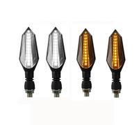 Indicador de señal de Giro Luces De Posición para Motocicleta para para CBR650R 650F para CB500X 750 CRF 1100L African Twin NC750X Luz De Freno Diurna(White and Yellow)