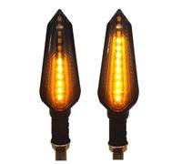 Indicador De Señal Luces De Giro De Motocicleta 12 V M10 Luz De Señal De Giro Fluida Indicador De Señal De Giro Luz Ámbar Luz Intermitente Luz De Señal De Giro Universal