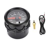 Indicador de temperatura del aceite, 2in 52mm ABS Indicador del indicador de temperatura del aceite del coche 7 colores LED Medidor de temperatura del aceite con sensor