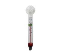 Indicador de temperatura del agua - Termómetro flotante para piscina fácil de leer | Higrómetro vertical para interiores y exteriores | Monitor de termómetro de agua flotante | Depósito de reptiles de