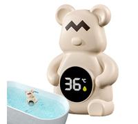 Indicador De Temperatura Para Baño Infantil | Monitor De Temperatura Del Agua,Flotador Con Forma De Oso Juguete De Baño Para Uso En Piscina SPA Ducha