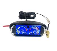 Indicador de voltímetro de temperatura del agua, medidor de coche, pantalla digital, instrumento universal multifuncional, diseño robusto, control fiable del motor para coches, camiones