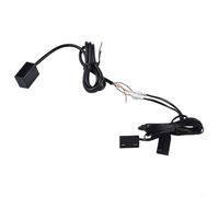 Indicador digital de marcha para motocicleta, pantalla transparente para monitorear los niveles de engranaje con fácil instalación de cableado (azul)