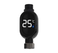 Indicador digital. Termómetro para ducha LED con pantalla A, monitor de temperatura del agua de 0 a 99 °C, medidor de para el baño termómetro LED para grifo(A)