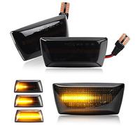 Indicador dinámico, luz intermitente LED que fluye el lado de la luz del marcador de la luz de la lámpara del repetidor de humo para Vauxhall Opel Adam Astra H Corsa D Corsa E Insignia A Meriua B