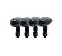 Indicador Dirección Lighs Accesorios para Motocicletas Intermitentes Indicadores Luces Lámpara Negra