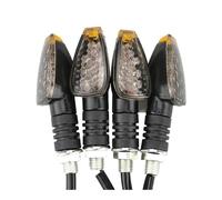 Indicador Dirección Lighs Intermitentes Universales Motocicleta para, Luces Indicadoras De Señal Giro Largas Y Cortas, Color Ámbar