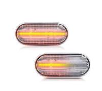 Indicador Espejo For Octavia LED Dynamic Side Marker Light Turn Signal Light Side Light Turn Signal Lamp Indicator Lights(Clean NO Dynamic)