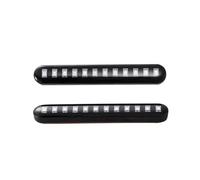 Indicador Espejo Lateral 2 Luces LED De Señal Giro Para Motocicleta 12 Secuenciales Con Flujo Agua Intermitentes Para Coche Intermitentes Laterales Dinámicos