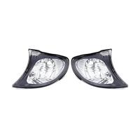 Indicador Espejo Lateral Luz De Señal De Giro Delantera Izquierda Y Derecha para Serie 3 para E46 4 Puertas 318i 320i 325i 330i 2002-2005 63137165859/63137165860 Coche LED Intermitente(Clear-a Pair)