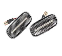 Indicador Espejo Lateral Luz De Señal De Giro Dinámica para A2 A3 8L A4 B5 A6 4B C5 A8 4D TT 8N Luces Intermitentes LED Laterales para Guardabarros. Coche LED Intermitente(Dynamic Crystal Type)