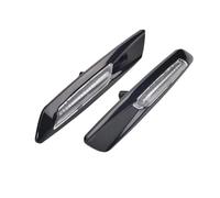 Indicador Espejo Lateral Luz LED De Posición Lateral Dinámica con Intermitentes Secuenciales Serie 1 3 5 F10 F30 E90 E91 E92 E93 E46 E60 Y E61. Coche LED Intermitente(Crystal Lens)
