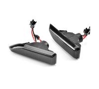 Indicador Espejo Lateral Luz LED De Posición Lateral Secuencial Dinámica con Señal De Giro Fluida para Mini para Countryman F60 2017 2018 2019 2020 Coche LED Intermitente(Smoky Black)