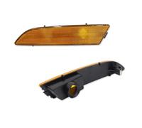 Indicador Espejo Lateral para Chrysler Crossfire Coupe/Convertible Luz señal Giro luz Luces posición lateralese Parachoques Delantero y Trasero Intermitentes Laterales LED(2piece Front Yellow len)