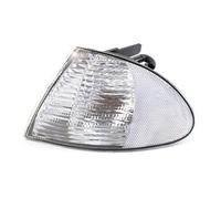 Indicador Espejo Lateral Para E46 Serie 3 Sedán 1998-2001 Sin Bombillas Lente Blanca Luces Esquina Intermitentes Lámpara Señal Delantera Intermitentes Laterales(Left)