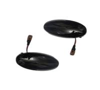 Indicador Espejo Lateral Para Nissan Para Vanette Para Serena Para Cargo Para Van Para C23 1992-1999 Luz Señalización Lateral LED Secuencial Intermitentes Laterales(Smoked black)