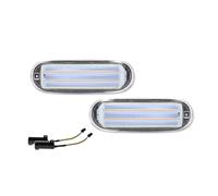 Indicador Espejo Lateral Para VW Para Beetle 1998-2005 Luces LED Secuenciales Intermitentes Para Parachoques Delantero Luces Estacionamiento DRL Intermitentes Laterales Dinámicos(Clear Lens)