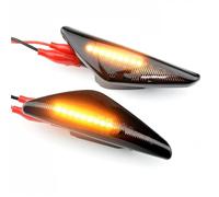 Indicador Espejo Lateral para X3 X5 X6 E70 E71 2008-2014 E72 F25 Intermitentes Dinámicos LED Luces Laterales Lámpara Señal Giro Intermitente Tuning Coche Fullstar Coche LED Intermitente