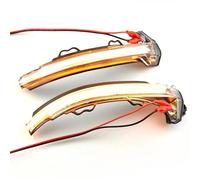 Indicador Espejo Para A4 Para S4 Para RS4 Para B9 Para A5 Para S5 Para RS5 2016-2019 Luz LED De Señal De Giro Dinámica Luz De Espejo Retrovisor Lateral(Crystal white)