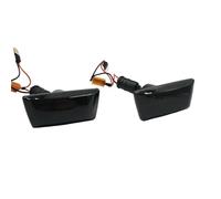 Indicador Espejo Para Chevry Para Cruze Para J300 Para Aveo Para T300 Para Orlando Luz De Señal Giro Dinámica LED Intermitente Guardabarros Lateral(Smoke shell,No Dynamic)