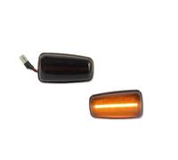 Indicador Espejo Para Citroen Para ZX Para Xsara Para XM Para Break Luces LED Dinámicas Posición Lateral Giro De Lámparas Esquina(Smoked Lens)