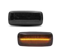 Indicador Espejo Para Dodge Para Avenger Para Lancia Para Flavia Para T10 Luces De Posición Laterales Señal Giro Color Amarillo Ámbar(Smoked No Dynamic)