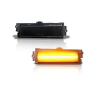 Indicador Espejo Para Monte Para Carlo Para SS LED Luz De Posición Lateral Del Coche Luces Giro Automáticas Rojas Delanteras Traseras Conducción(2pcs FRONT Amber)