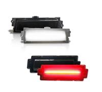 Indicador Espejo Para Monte Para Carlo Para SS LED Luz De Posición Lateral Del Coche Luces Giro Automáticas Rojas Delanteras Traseras Conducción(4pc white Red)