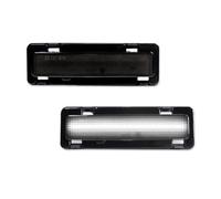Indicador Espejo Para Pontiac Para Firebird 1982-1992 Luces Indicadoras De Señal Giro LED Laterales Para Guardabarros Delantero Lente Ahumada(Smoked Lens white)