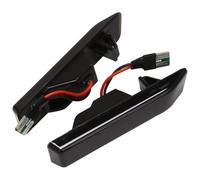 Indicador Intermitente Lateral Para BMW X5 E53 2000-2005 E36 1997 Luz Señal Giro Dinámica Para Coche Marcador Lateral Secuencial Color Negro Ahumado
