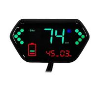 Indicador kilometraje Motocicleta Computadora de ciclismo con pantalla negra para bicicleta eléctrica medidor velocidad e indicador estado batería