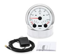 Indicador kilometraje Motocicleta Medidor 3 En 1 De 85 Mm, 0 A 120 MPH, Voltímetro 8 A 16 V, Indicador Nivel Combustible, Velocidad Con Luz Fondo 7 Colores