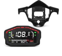 Indicador kilometraje Motocicleta Soporte para panel de instrumentos con pantalla digital 12 V para motocicleta, odómetro, tacómetro velocidad y kilometraje para CG125 CG150