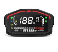Indicador kilometraje Motocicleta Soporte para panel de instrumentos con pantalla digital 12 V para motocicleta, odómetro, tacómetro velocidad y kilometraje para CG125 CG150