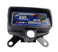 Indicador kilometraje Motocicleta Tacómetro digital multifuncional para tablero de instrumentos motocicleta con indicador 12 V, lecturas precisas para CG125 CG150 6XDB