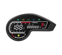 Indicador kilometraje Motocicleta Tacómetro Digital Universal Para Motocicleta 12 V, Para Fueraborda, Tablero Instrumentos 12000 Lúmenes, Con Luz Señal Giro Y Alarma Falla EFL