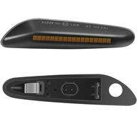 Indicador Lateral Para BMW Para E90 E91 E92 E93 E60 E87 E82 E46 Luz LED Dinámica Señal Giro Lateral Intermitente Secuencial 2 Unidades(Smoked A)