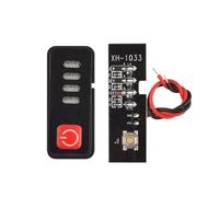 Indicador LED de batería para taladro eléctrico, herramienta visual para baterías de litio de 18 V/21 V con capacidad 18650