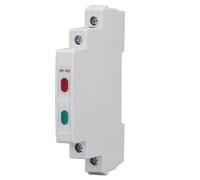Indicador LED de carril miniatura para montaje en carril, luz indicadora LED impermeable IP20 para señalización de telecomunicaciones en cajas de distribución de energía, CA/CC 230 V