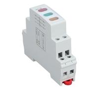 Indicador LED Luz Piloto 230V CC para Montaje en Riel DIN - Colores Verde, Amarillo y Rojo para Sistemas de Control Eléctrico