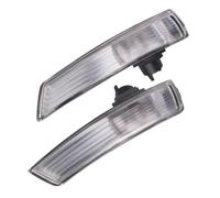 Indicador luz Giro Cubierta Luz Indicadora Espejo Retrovisor Coche Sin Bombillas Carcasa Luz Señal Giro Espejo Lateral para Ford para Focus II 2 III 3 para Mondeo(1 Pair)