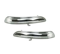 Indicador luz Giro Espejo Retrovisor Izquierdo Y Derecho Puerta Delantera De Coche para Peugeot 208 2012-2017 Transparente Lado del Conductor 1607512680(1 Pair)