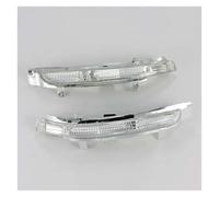 Indicador luz Giro Luz LED para Espejo Retrovisor Coche Indicador De Marcha Atrás para Skoda para Octavia 2009 2010 2011 2012 2013 3T0949102 1/2 Unidades(1pair Silver)