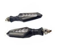 Indicador luz señal giro Lámpara De Señal De Giro Para Motocicleta, Luces Indicadoras De Destello De Flujo Secuencial, Luces De Marcha, Accesorios Para Luces Traseras