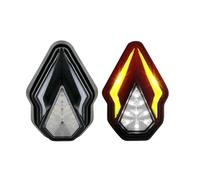 Indicador luz señal Giro Luz De Señal De Giro Empotrada para Motocicleta, Luces Intermitentes, Luces Ámbar para 12 V