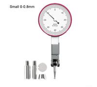 Indicador para dial Métrico para latón 0.002mm Exacto Indicador | para rango 0-0.8mm, graduación 0.002mm, precisión superior, para ideal para metrología fina(Small 0-0.8mm)