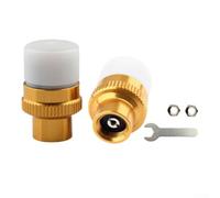 Indicador Presión Neumáticos E-Bike AV Válvula LED | roja <45PSI, verde >45PSI, seguridad real-time, para fácil instalación, av valve compatible(Golden)