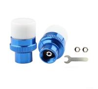 Indicador Presión Neumáticos E-Bike AV Válvula LED | roja <45PSI, verde >45PSI, seguridad real-time, para fácil instalación, av valve compatible(Blue)